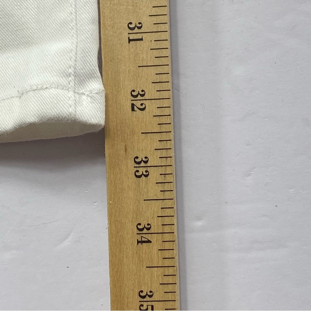 LAUREN RALPH LAUREN LRL Modern Straight Curvy Jeans Women’s Size 8 White - Picture 12 of 15